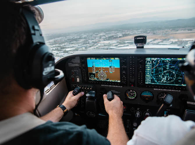 Nighttime, clouds, fog, & storms all make flying risky, knowing how to fly solely based on your plane navigation instruments is key piloting safely.